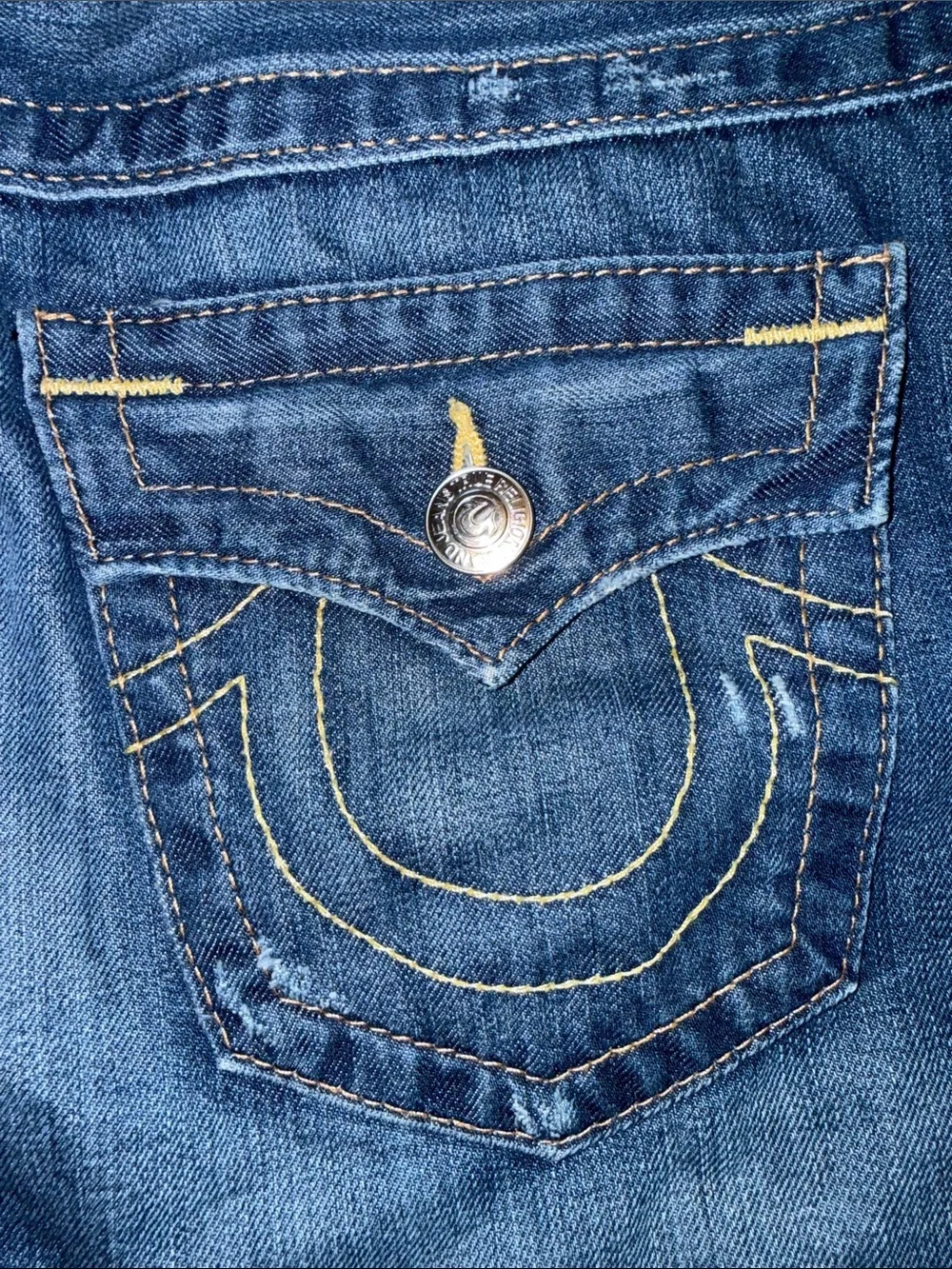 True Religion Sadie Women's Denim Mini Skirt in Medium Blue 2005